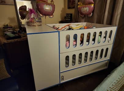 It was made on order. Just two years old. Slightly used