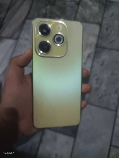 infinix hot40i with box and charger