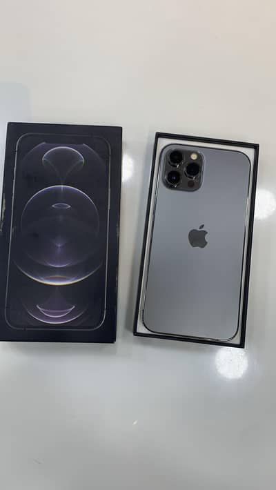 12 Pro Max 256 Gb Non Pta Esim Working Phone with box
