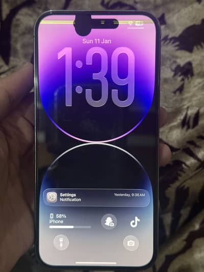 14 pro max jv 128 gb for sale deep purple