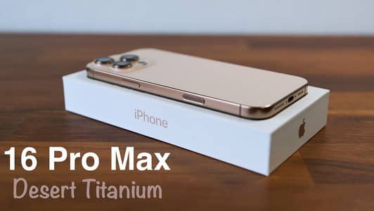 iPhone 16 pro max 256 gb Desert Titanium