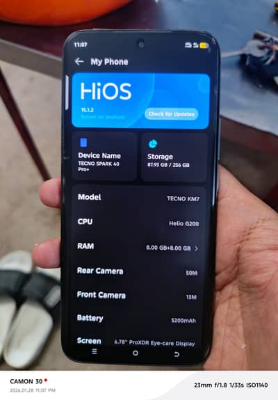 TECHNO SPARK 40 PRO PLUS 3 MONTH USE 56000