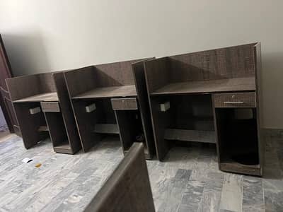 5 Office Table with Electric Board – Ready to Use