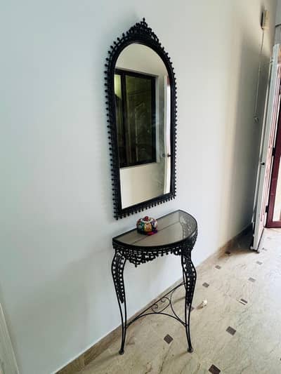 Antique Table with Mirror