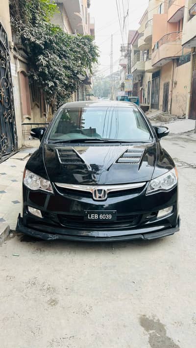 Honda civic reborn2007 black civic reborn2007 car2007 car old model
