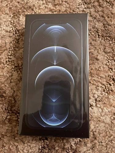 iphone 12 pro max 256 gb box pak white color 03200970720