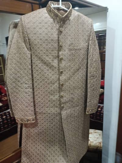 groom luxury sherwani with kula and khusa