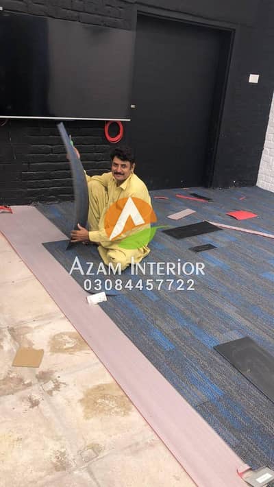 carpet tiles wooden floor Matt and glossy finish blinds vinyl floor