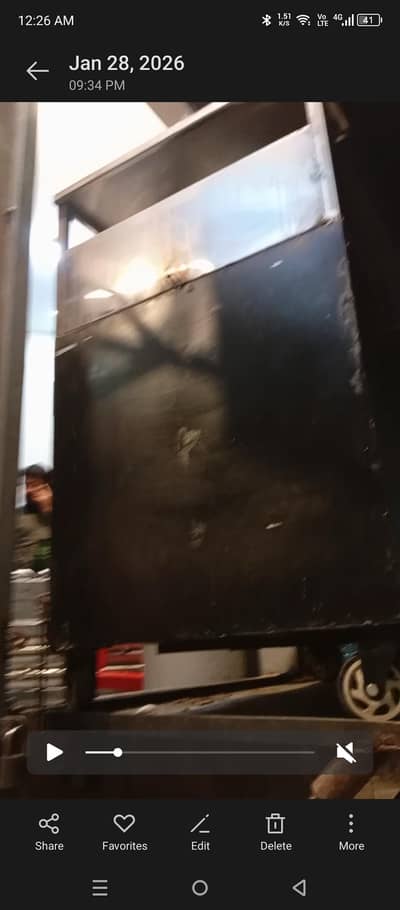 full french fries and burger setup