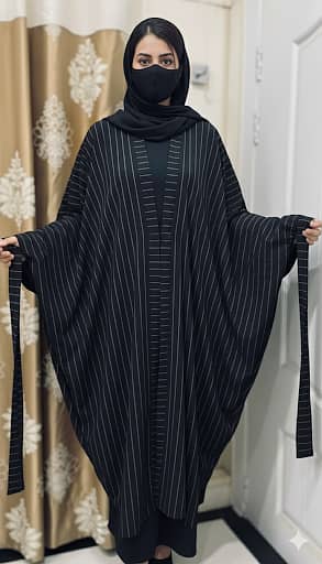 Abaya/ Trending Abaya/ ​Premium Butterfly Abaya 4-Piece Set | New De