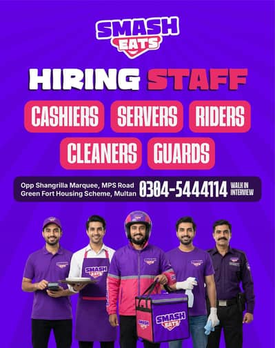 We’re Hiring Male & Female Both