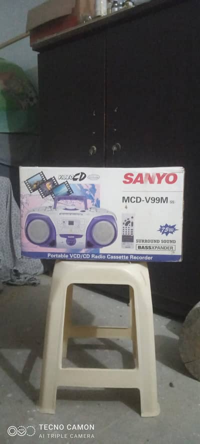Imported Portable VCD/CD Radio Cassette Recorder