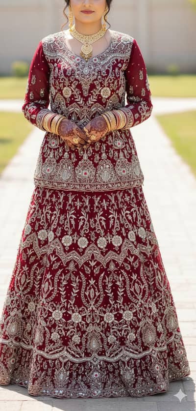 Bridal Lehnaga | Wedding dress |  Dulhan Ka Lehnaga | Shadi Ka Jora |