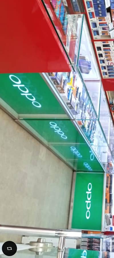 oppo vivo counter mobile shop conter contar rack bardana