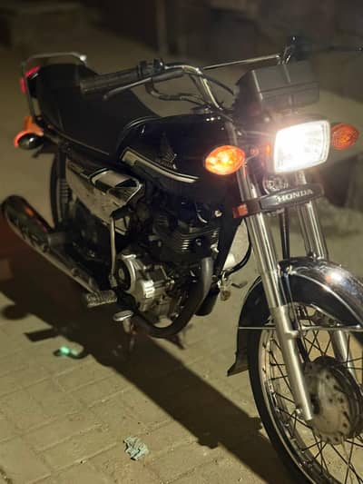 Honda Cg 125 Self Start 2023 karachi number