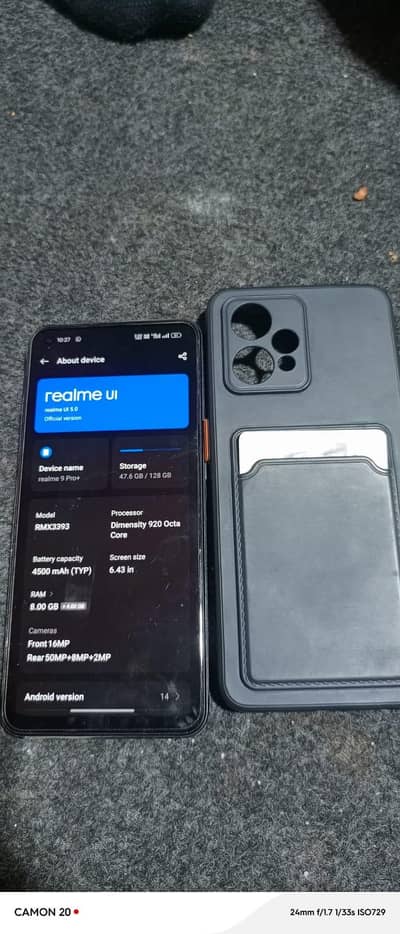 realme 9 pro plu  Look like new with complete box