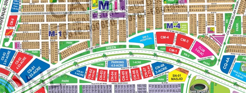 1 Kanal Prime Location Plot Sector M, DHA Multan | Ideal for Dream Home or Investment