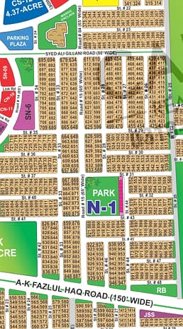 1 Kanal Plot for Sale Plot # Sector N, DHA Multan Phase 1