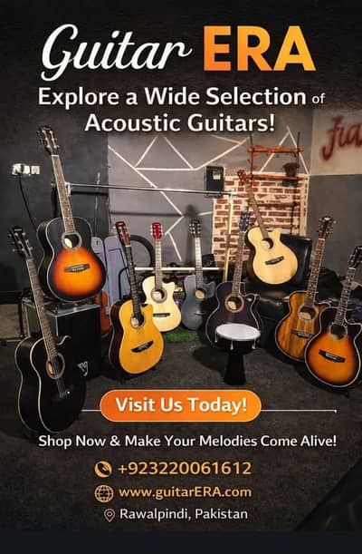 Guitar accoustic// Proffessional and Begginner 03220061612