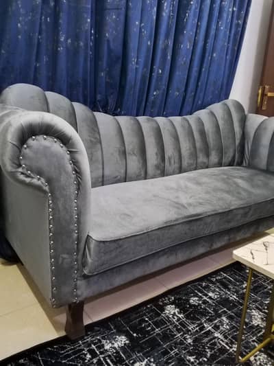 Brand New 7 Seater Jumbo Size Sofa Set With High Chairs