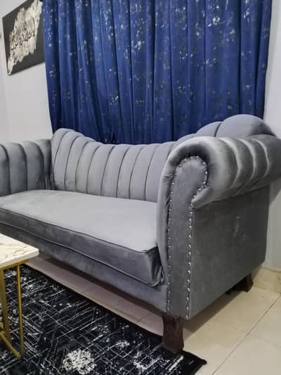 Brand New 7 Seater Jumbo Size Sofa Set With High Chairs