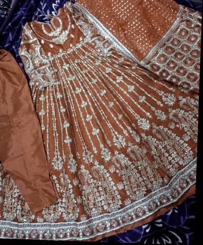 Orange Maxi, Mint Green, Green and Orange shalwar kameez