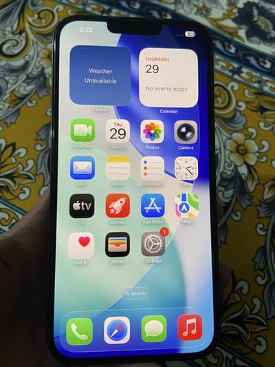 iPhone 13 Pro Max 256gb jv mobile for sale set aur box hai