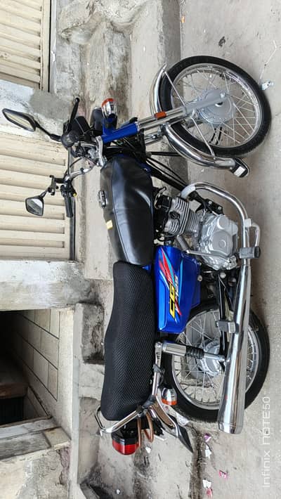 Honda CG 125 2026 Model Blue Colour
