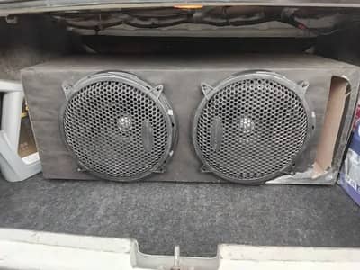 Orignal Kenwood W-3010 Double Woofer With Rockmars 4Chanel Amplifier