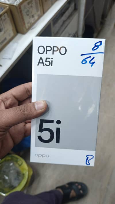 OPPO A5I 4/64  box pack all. colors available