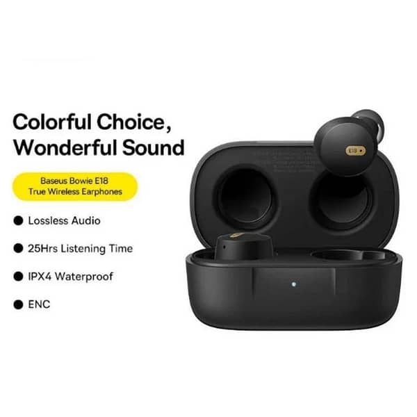 Baseus Bowie E18 True Wireless Bluetooth Earphone with Bluetooth 5.3 & Upto 25 Hours Playtime