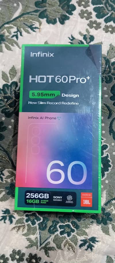 infinix Hot 60 plus  16/256