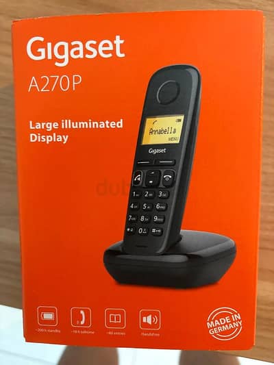 Gigaset A270P Cordless Phone - Easy-to-Use Home n Office