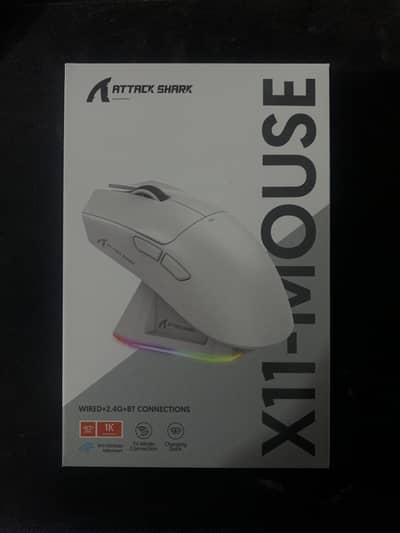 ATTACK SHARK X11 WIRELESS GAMING MOUSE ( OPEN BOX )
