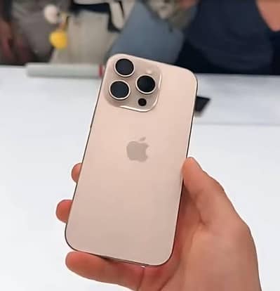 Iphone 16 pro max desert titanium PTA approved 7 month Apple warranty