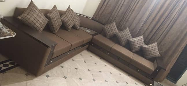 L shaped sofa set