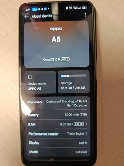 Oppo A5 8/256GB