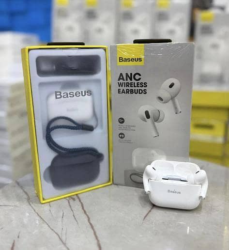 Baseus Airpods Pro 2 With Wireless Charging Case, Baseus Wireless Earbuds with Redefining Comfort and Premium Sound, IPX4 Water Resistance + FREE Silicone Case