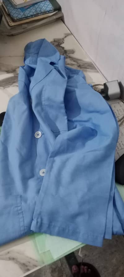 Blue Medical Coat Condition (10/10) Doctor Coat | Sky Bule 03044310188