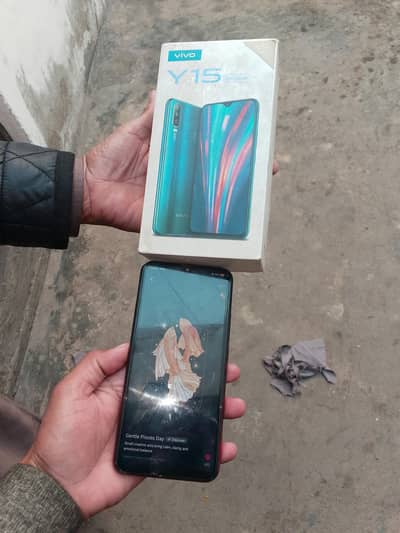 Vivo y15 good condition total original 03221510915 call