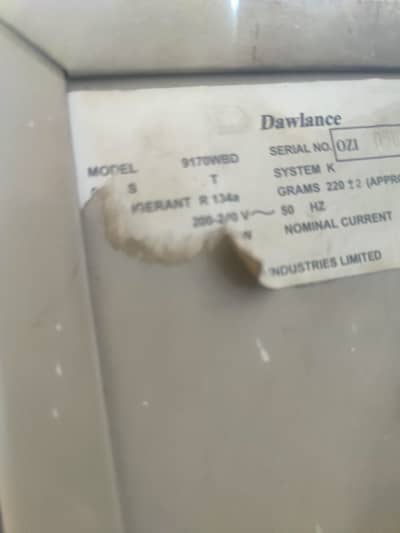 Dawlance model 9170WBD