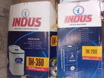 Indus washer and dryer for sale