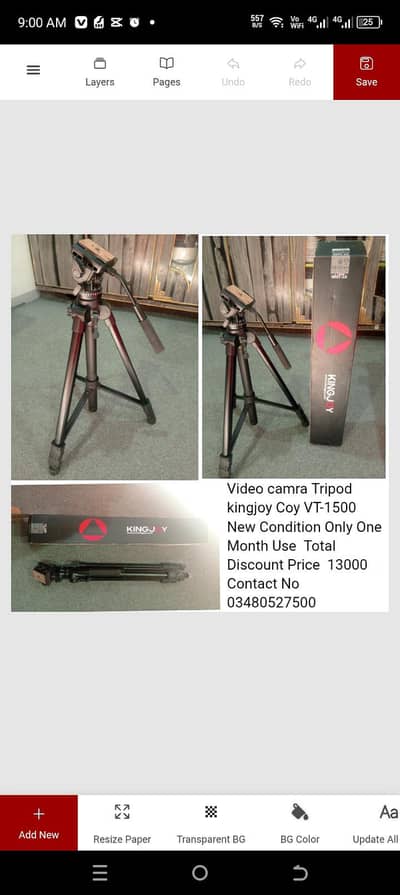 Video Camra Tripods
