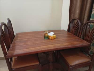 shesham wood dining table