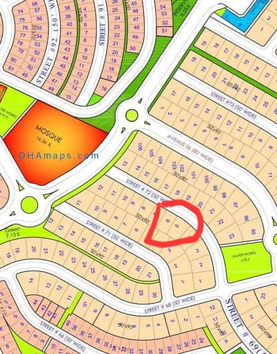 Extreme Top Location Plot for Sale Available near Main Jamia Masjid & Park