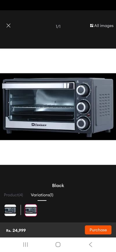 dawlnce baking oven