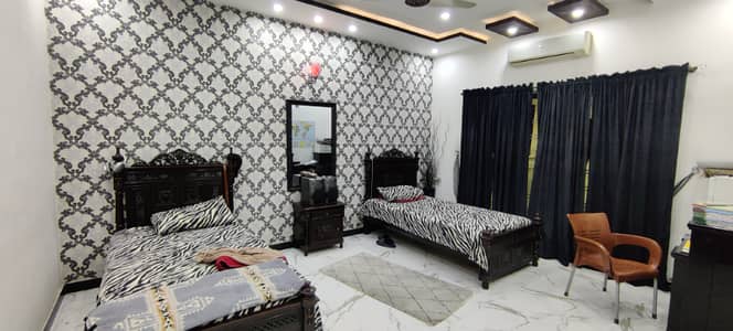 10 Marla furnished flat for Rent, Block-M khayaban e amin society lahore