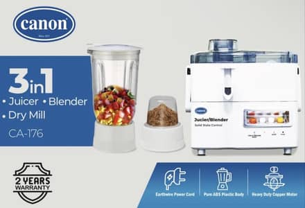 Canon Juicer Blender Grinder drymill