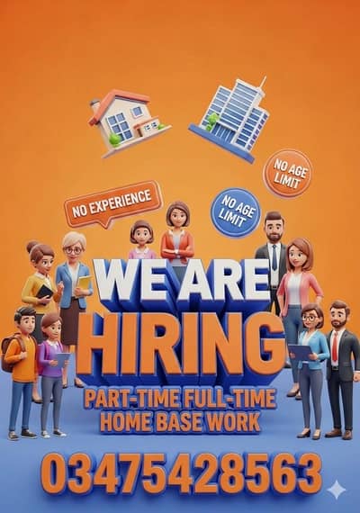Male/Female, Part-time/Full-time - No Experience Needed - Lahore"