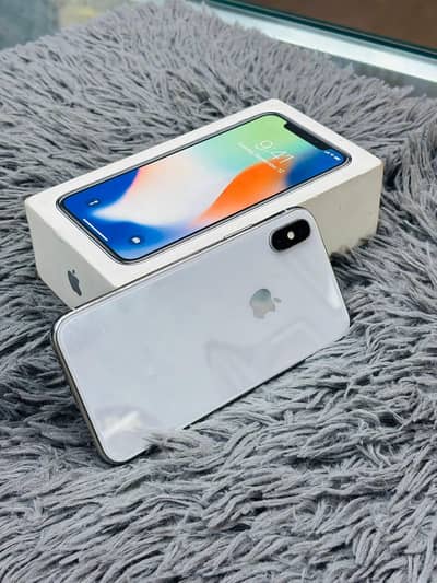 Iphone x 256gb with complete box whatsapp number 03211838831